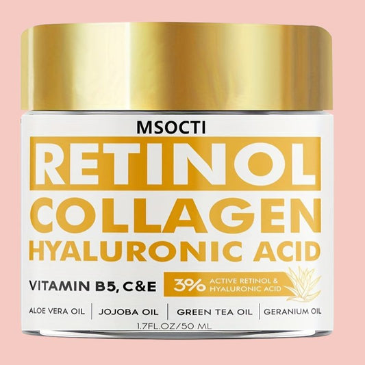 Revitaluxe Retinol Collagen Cream with Hyaluronic Acid & Vitamins