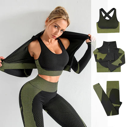 HIGH-WAISTED FITNESS SET